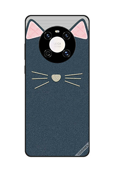 Covernex غطاء حماية لهاتف هواوي ميت 40 برو/40 برو+ بنمط جلد القطة