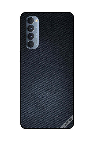 Covernex غطاء حماية لهاتف Oppo Reno 4 Pro بنقشة جينز سوداء