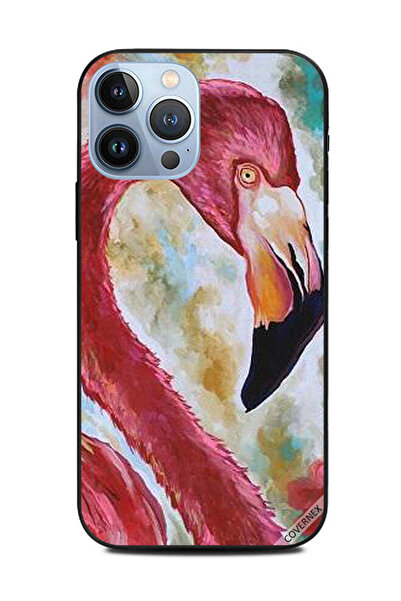 Covernex غطاء حماية لهاتف Apple iPhone 13 Pro Max بتصميم طائر الفلامنغو