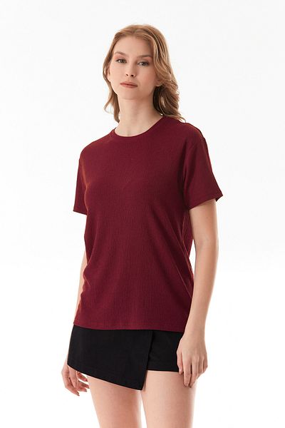 Fulla Moda Tricou de bază din țesătură Wrap