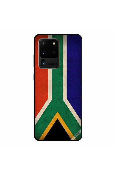 Covernex غطاء حماية لهاتف سامسونج جالاكسي S20 ألترا بعلم جنوب أفريقيا العتيق