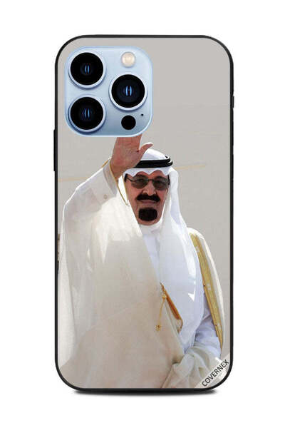 Covernex غطاء حماية لهاتف أبل آيفون 13 برو الملك عبدالله يرفع يده