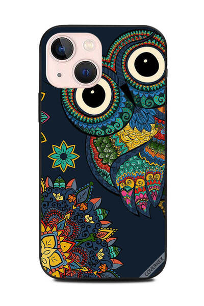 Covernex غطاء حماية لهاتف أبل آيفون 13 ميني بتصميم بومة زهرية