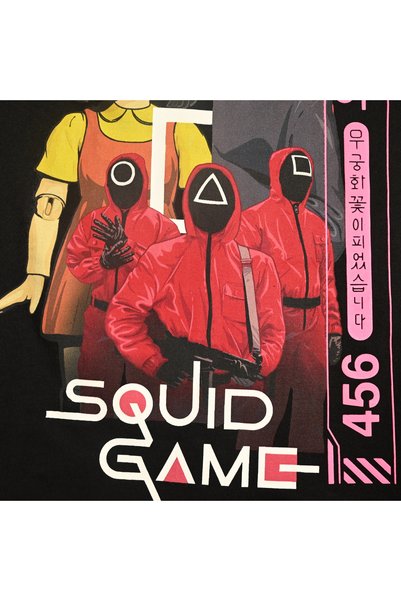 Squid Game WOMENS ROUND NECK T-SHIRT, MULTICOLOR