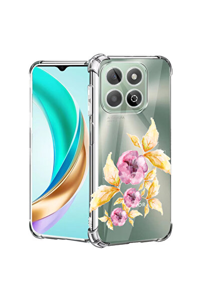 bestcase Carcasă antișoc pentru Honor 400 Smart / X7d, flori pastelate, 20784...