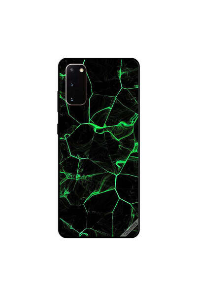 Covernex غطاء حماية لهاتف سامسونج جالكسي S20 بنقشة أمواج خضراء