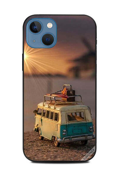 Covernex غطاء حماية لهاتف Apple iPhone 13 Toy Bus مع حقائب
