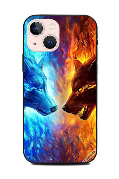 Covernex غطاء حماية لهاتف Apple iPhone 13 Mini - ذئب الماء والنار