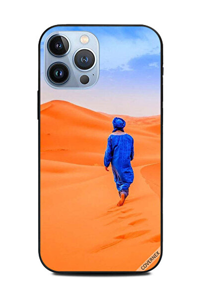 Covernex غطاء حماية لهاتف أبل آيفون 13 برو ماكس - أزرق - فتى يرتدي فستانًا يم...