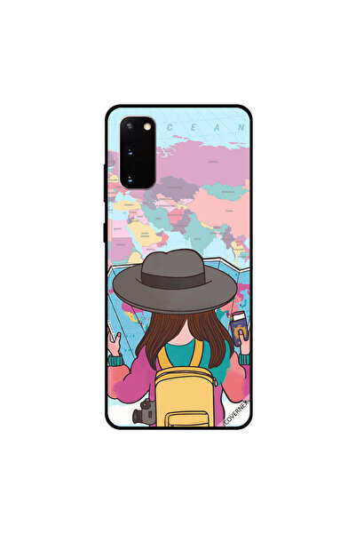 Covernex غطاء حماية Samsung Galaxy S20 مع صورة لخريطة السفر