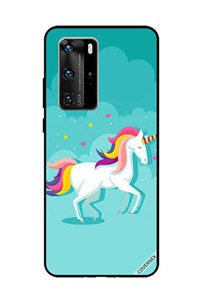 Covernex غطاء حماية لهاتف هواوي بي 40 برو - وحيد القرن يمشي