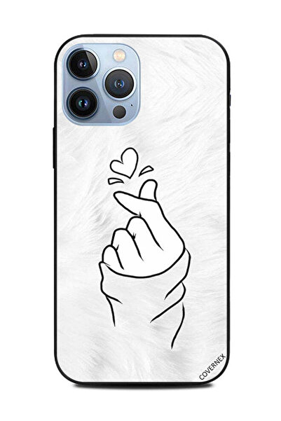 Covernex غطاء حماية لهاتف Apple iPhone 13 Pro Max Snap Love B&w