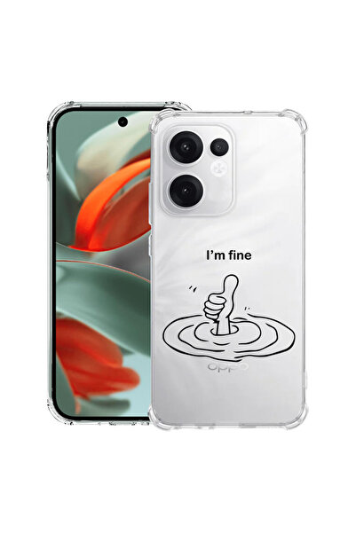 bestcase Husa antișoc compatibilă cu Oppo Reno15 Pro, I'm Fine