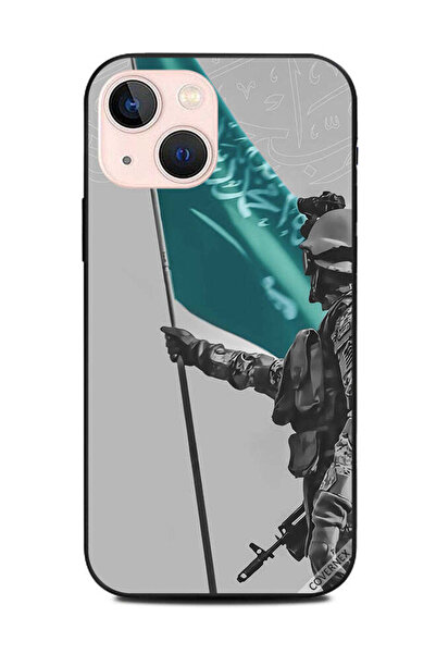 Covernex غطاء حماية لهاتف أبل آيفون 13 ميني، يحمل علم المملكة العربية السعودية