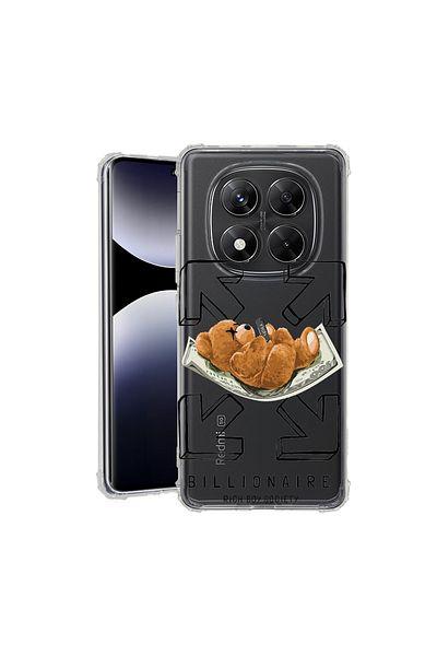 bestcase ® Anit Shock Case For Xiaomi Redmi Note 14 Pro 4G, Billionaire Bear, 1997764 AS 1895