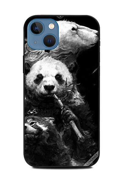Covernex غطاء حماية لجهاز Apple iPhone 13 Panda باللون الأسود