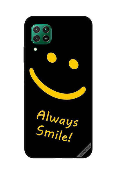 Covernex غطاء حماية لهاتف هواوي نوفا 7i / P40 لايت - ابتسامة دائمة صفراء