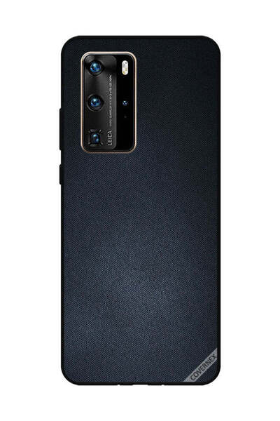 Covernex غطاء حماية لهاتف هواوي بي 40 برو بنقشة جينز سوداء