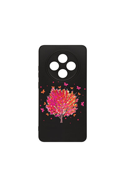 bestcase Husa Slim Silicon pentru OPPO Reno12 F / Reno12 FS, Arbore cu Fluturi, 1821757 B 1846