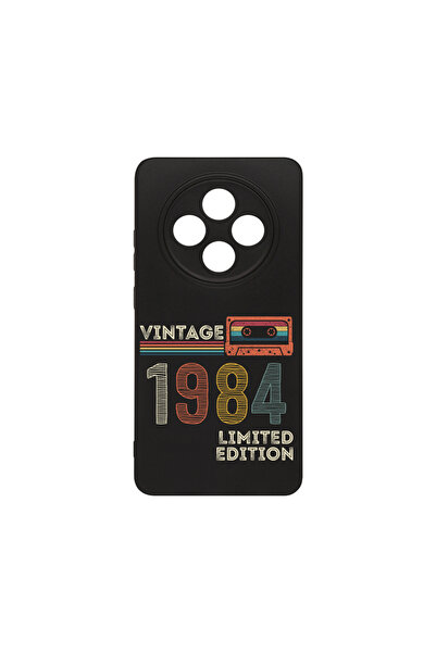 bestcase ® Husa Slim Silicon pentru OPPO Reno12 F / Reno12 FS, 1984 - Vintage...