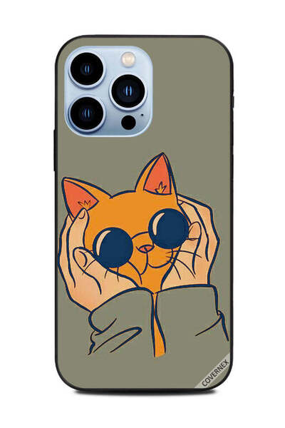 Covernex غطاء حماية لهاتف Apple iPhone 13 Pro - قطة محبة