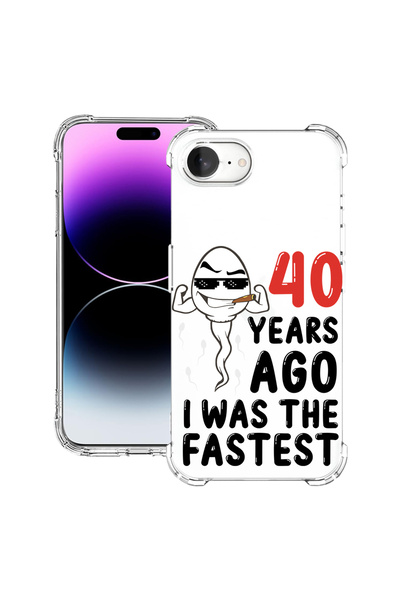 bestcase ® Αντικραδασμική θήκη για Apple iPhone 16e, 40 χρόνια πριν, 1988231 ...