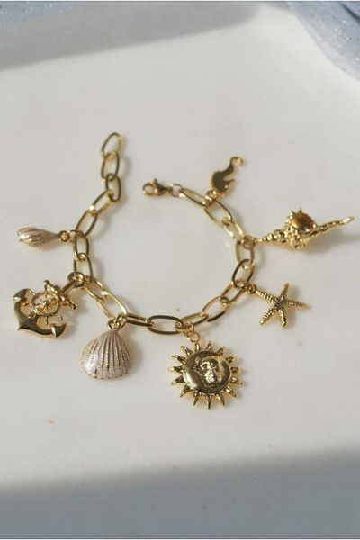 AŞIK ACCESSORIES Summer Themed Charm Bracelet