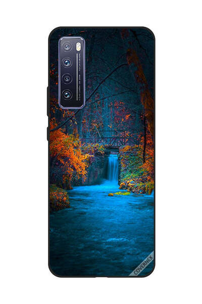 Covernex غطاء حماية لهاتف هواوي نوفا 7 - شلال أزرق