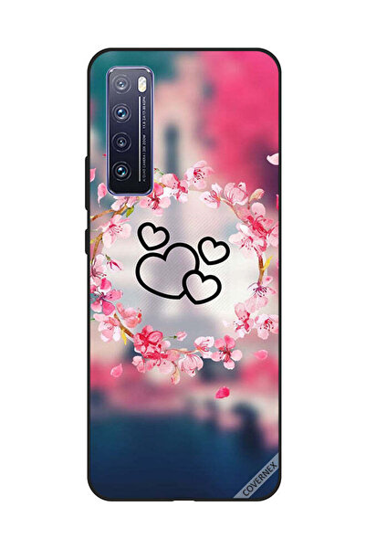 Covernex غطاء حماية لهاتف هواوي نوفا 7 - قلوب سوداء