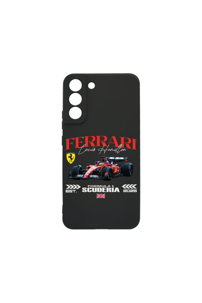 bestcase ® Husa Slim Silicon pentru Samsung Galaxy S22, Ferrari Scuderia Form...