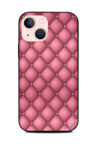 Covernex غطاء حماية لهاتف Apple iPhone 13 Mini باللون الوردي بتصميم كلاسيكي