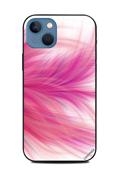 Covernex غطاء حماية لهاتف أبل آيفون 13 - ريشة وردية