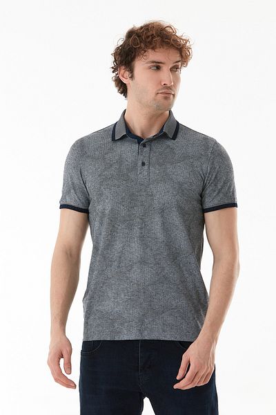 Fulla Moda Tricou Slim Fit cu gât polo de bază
