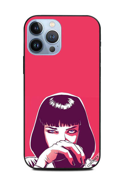 Covernex غطاء حماية لهاتف Apple iPhone 13 Pro Max فتاة ذات شعر قصير غاضبة