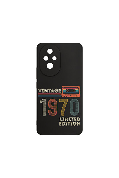 bestcase ® Husa Slim Silicon pentru Honor 200 Pro, 1970 - Vintage Tape, 18947...