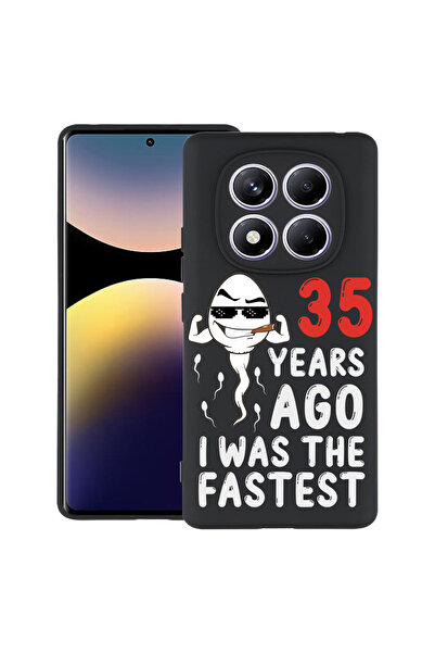 bestcase ® Husa Slim Silicon για Xiaomi Redmi Note 14 Pro 5G, 35 χρόνια πριν,...