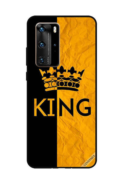 Covernex غطاء حماية لهاتف هواوي بي 40 برو - أسود وأصفر
