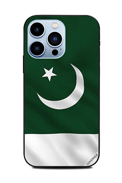 Covernex غطاء حماية لهاتف Apple iPhone 13 Pro علم باكستان عمودي