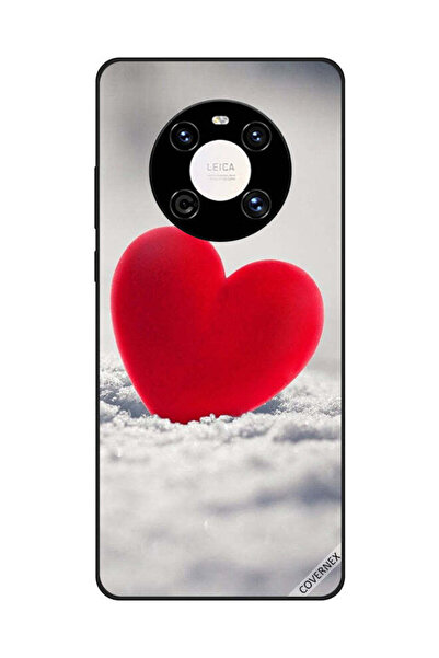 Covernex غطاء حماية لهاتف هواوي ميت 40 برو/40 برو+ بتصميم قلب أحمر جميل
