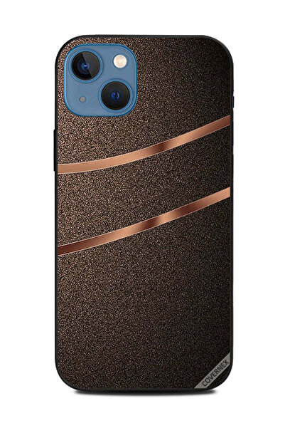 Covernex غطاء حماية لهاتف Apple iPhone 13 بنمط شريطين ذهبيين