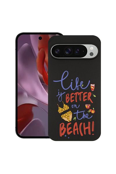 bestcase ® Slim Silicon Case For Google Pixel 10 / Pixel 10 Pro, Beach, 2030992 B 1874