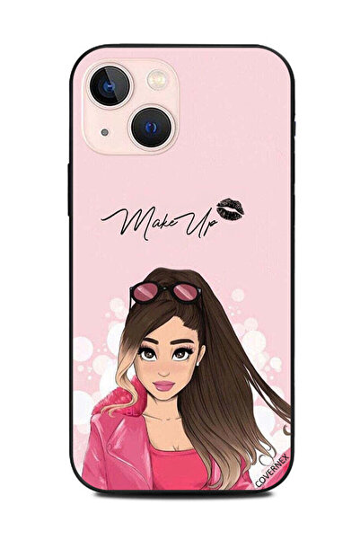 Covernex غطاء حماية لهاتف أبل آيفون 13 ميني - فستان وردي أنيق - فتاة لطيفة