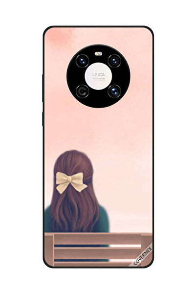 Covernex غطاء حماية لهاتف هواوي ميت 40 برو/40 برو+ - فتاة جميلة على مقعد