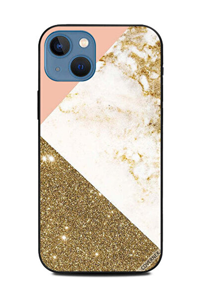 Covernex غطاء حماية لهاتف Apple iPhone 13 بنمط لامع ذهبي وغير لامع