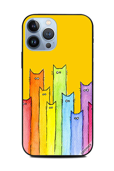 Covernex غطاء حماية لهاتف Apple iPhone 13 Pro Max - فن دمية القطة