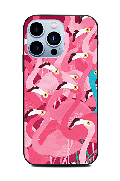 Covernex غطاء حماية لهاتف Apple iPhone 13 Pro - طائر الفلامنغو الوردي