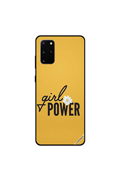 Covernex غطاء حماية سامسونج جالكسي S20 بلس بتصميم فتاة القوة وزهرة بيضاء