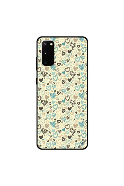 Covernex غطاء حماية لهاتف سامسونج جالكسي S20 بنقشة قلوب صغيرة