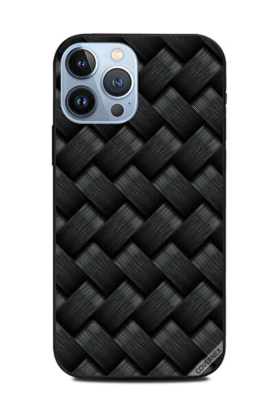 Covernex غطاء حماية لهاتف Apple iPhone 13 Pro Max DCP بنمط شرائط سوداء