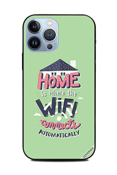 Covernex غطاء حماية لهاتف Apple iPhone 13 Pro Max المنزل هو المكان الذي يتصل ...